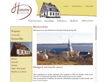 Tablet Screenshot of histoireneuville.com